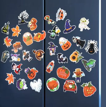 35 Halloween Refrigerator Magnets
